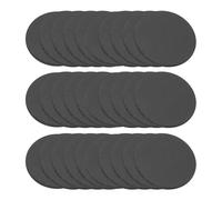 PATIKIL Disques En Caoutchouc Solides, 30 Pcs 25mm Dia X 1.5mm Épais Rondelle En Caoutchouc Rond Joint Coussinet Entretoise Pour Bricolage Joint Artisanat, Noir