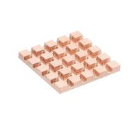PATIKIL Dissipateur Thermique En Cuivre 20x20x2mm, Radiateur Refroidisseur Pour ordinateur de poche Chip CPU Transistor De Puissance FET IC Amplificateur De Puissance