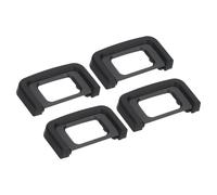 PATIKIL DK-25 Oculaire Oeilleton, 4 Pièces Oeilleton Protecteur de Remplacement pour Nikon Blocage des Reflets et Protection Contre Les Rayures et la Lumière du Soleil, Noir