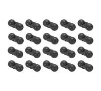 PATIKIL Double hochet perles en plastique ABS pour poisson-chat, hochets, cloches de pêche, accessoire pour leurres et poissons