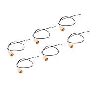 PATIKIL E12 luminaire luminaire Prise, 6 Paquet Bougie Chandelier à Prise Visser Ampoule à Base luminaire Support avec 11.8" Fil Plombs, Blanc