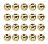 PATIKIL Écrou Borgne M5x0.8mm Sphérique 20 Pcs Cache Boulon Boule en Acier au Carbone pour Trou Borgne, Poignée, Écrou, Décoration pour Meubles, Lampe ou Projet de Bricolage, Doré