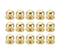 PATIKIL Écrou Borgne M5x11x11mm, 15 Pcs Écrou à Capuchon Vis Bouton Cache Boulon, Filetage Femelle, Moleté, Quincaillerie Décorative, Luminaires