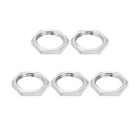 PATIKIL Écrous hexagonaux M22x1,5x4mm, 5Pcs en acier inoxydable 304, filetage fin métrique, écrous minces à serrage hexagonal pour fabrication mécanique, utilisation, largeur 26mm