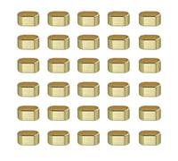 PATIKIL Embouts de Cordon, Lot de 30 Fixations de Cordon en Alliage de Zinc pour Sacs à Dos, Lacets, Sacs, Couleur Vert Clair Doré