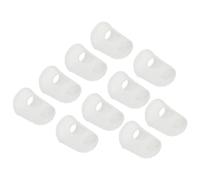 PATIKIL Embouts de Doigts Antidérapant Bout Doigt Protection, 20 pcs 29mm Silicone Doigt Protection pour Papier Triage Couture Guitare Jouer, Transparent