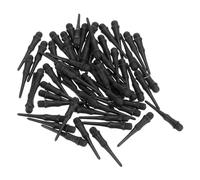 PATIKIL Embouts de Fléchettes en Plastique 2BA Filetage, 120 Pcs Accessoires de Fléchettes de Remplacement à Pointe de Fléchette Souple, Noir