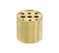 PATIKIL Encens Support, Laiton Encens Brûleur Cône Bâton Support avec 9 Trous Encens Support Base pour Yoga Spa Chambre Maison Bureau, 0,8" Dia. 0,8" Grand