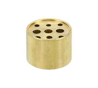 PATIKIL Encens Support, Laiton Encens Brûleur Cône Bâton Support avec 9 Trous Encens Support Base pour Yoga Spa Chambre Maison Bureau, 0,8" Dia. 0,6" Grand