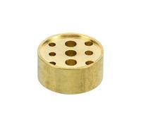 PATIKIL Encens Support, Laiton Encens Brûleur Cône Bâton Support avec 9 Trous Encens Support Base pour Yoga Spa Chambre Maison Bureau, 0,8" Dia. 0,4" Grand