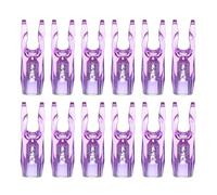 PATIKIL Encoches de Flèche de Tir à l'arc 3,2 mm Id, 12 Pcs Encoches en Plastique à Coller sur l'arbre de Flèche Accessoire de Queue de Flèche de Remplacement, Violet