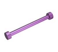 PATIKIL Enrouleur de câble spiralé de 16,5 cm, enrouleur de câble de clavier, barre de poids pour clavier mécanique de jeu, violet
