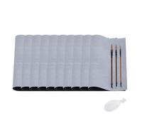 PATIKIL Ensemble de Calligraphie Chinoise de 14 Pcs, 17x13 Pouces, Tissu Magique Réutilisable Pour L'Écriture à L'Eau, Pinceau de Calligraphie Sans Encre Pour Les Débutants en Pratique
