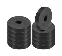 PATIKIL Entretoise en Caoutchouc Polyvalente, 10 Pcs, 2"OD 0,47"ID 0,4" d'Épaisseur, Rondelle en Néoprène Anti-Vibration et Isolante pour Boulons HVAC et Accessoires De Voiture