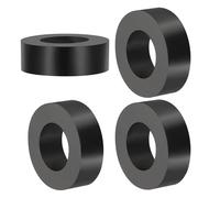 PATIKIL Entretoise en Caoutchouc Polyvalente, 4 Pièces 25mm ID X 45 OD X 15mm T Rondelles D'Isolation Anti-Vibrations en Néoprène pour Boulons Hvac Accessoires de Voiture