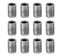 PATIKIL Entretoises en Acier au Carbone M4, 12pcs Entretoise Métallique Acier à Vis Ronde, Rondelle Plate pour Vis Tige Filetée Écrous Boulons, 4mm ID x 6mm OD x 8mm Hauteur