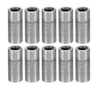 PATIKIL Entretoises en Acier au Carbone M5, 10pcs Entretoise Métallique Acier à Vis Ronde, Rondelle Plate pour Vis Tige Filetée Écrous Boulons, 5.4mm ID x 10mm OD x 25mm Hauteur