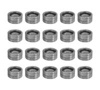 PATIKIL Entretoises en Acier au Carbone M5, 20pcs Entretoise Métallique Acier à Vis Ronde, Rondelle Plate pour Vis Tige Filetée Écrous Boulons, 5mm ID x 8mm OD x 4mm Hauteur