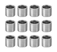 PATIKIL Entretoises en Acier au Carbone M6, 12pcs Entretoise Métallique Acier à Vis Ronde, Rondelle Plate pour Vis Tige Filetée Écrous Boulons, 6mm ID x 8mm OD x 8mm Hauteur
