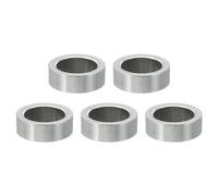 PATIKIL Entretoises en Acier Inoxydable M10, 5 Pièces Entretoise Métallique en Acier Inoxydable 10,2 mm ID x 14 mm OD x 5 mm L Entretoise à Vis Ronde pour Vis M10 de 3/8 Pouces