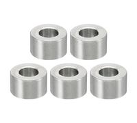 PATIKIL Entretoises en Acier Inoxydable M5, 5pcs Entretoise Métallique à Vis Ronde, Rondelle Plate pour Vis Tige Filetée Écrous Boulons Gonds de Porte, 5.2mm ID x 10mm OD x 6mm Hauteur