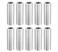 PATIKIL Entretoises en Aluminium M10, 10 Pièces Entretoise en Métal en Aluminium 10,2 mm Id x 16 mm Od x 50,8 mm L Entretoise en Aluminium à Vis à Tête Ronde Pour Vis M10 de 3/8 Pouces