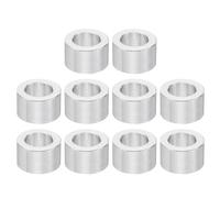 PATIKIL Entretoises en Aluminium M12, 10 Pcs D'Entretoises Métalliques en Aluminium 12,5 mm ID x 20 mm OD x 12 mm L, Entretoises en Aluminium à Vis Rondes pour Vis de 1/2 Pouce Ou M12