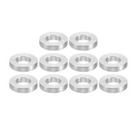 PATIKIL Entretoises en Aluminium M12, 10 Pcs D'Entretoises Métalliques en Aluminium de 12,5 mm ID x 24 mm OD x 5 mm L, Entretoises en Aluminium à Vis Rondes pour Vis de 1/2 Pouce Ou M12