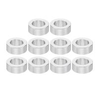 PATIKIL Entretoises en Aluminium M12, 10 Pièces D'Entretoises Métalliques en Aluminium 12,5 mm ID x 20 mm OD x 8 mm L, Entretoises en Aluminium à Vis Rondes pour Vis de 1/2 Pouce Ou M12