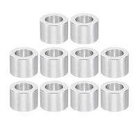 PATIKIL Entretoises en Aluminium M12, 10 Pièces D'Entretoises Métalliques en Aluminium 12,5 mm ID x 20 mm OD x 15 mm L Entretoise en Aluminium à Vis Ronde pour Vis de 1/2 Pouce Ou M12