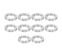 PATIKIL Entretoises en Aluminium M12, 10 Pièces Entretoise en Métal en Aluminium 12,7 mm Id x 20 mm Od x 3,2 mm L Entretoise en Aluminium à Vis à Tête Ronde Pour Vis de 1/2" Ou M12