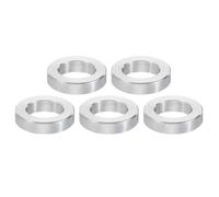 PATIKIL Entretoises en Aluminium M12, 5pcs Entretoise Métallique à Vis Ronde, Rondelle Plate pour Vis Tige Filetée Écrous Boulons Gonds de Porte, 12.5mm ID x 20mm OD x 5mm Hauteur