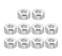 PATIKIL Entretoises en Aluminium M4, 10 Pièces Entretoise Métallique en Aluminium 4,2 mm ID x 10 mm OD x 5 mm L Entretoise en Aluminium à Vis Ronde pour Vis de 5/32 Pouces Ou M4