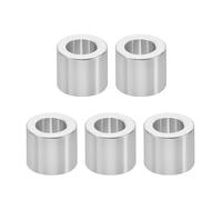 PATIKIL Entretoises en Aluminium M4, 5 Pièces Entretoise Métallique en Aluminium 4,1 mm ID x 7 mm OD x 6 mm L Entretoise en Aluminium à Vis Ronde pour Vis de 5/32 Pouce ou M4