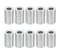 PATIKIL Entretoises en Aluminium M5, 10 Pièces Entretoise Métallique en Aluminium 5,2 mm ID x 10 mm OD x 16 mm L Entretoise en Aluminium à Vis Ronde pour Vis de 1/5 Pouce Ou M5