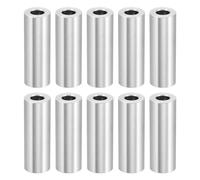 PATIKIL Entretoises en Aluminium M6, 10 Pièces Entretoise Métallique en Aluminium 6.2mm Id x 12mm Od x 34.9mm L Entretoise en Aluminium à Vis Ronde Pour Vis de 1/4" Ou M6