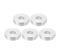 PATIKIL Entretoises en Aluminium M8, 5Pcs Entretoise Métallique en Aluminium 8.5mm ID x 25mm OD x 6mm L Vis D'Espacement en Aluminium Ronde pour Boulons à Vis 5/16" Ou M8