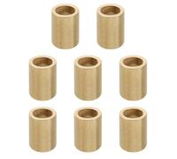 PATIKIL Entretoises en Laiton M10, 8 Pièces d'Entretoises Métalliques en Laiton de 10 mm ID x 14 mm OD x 20 mm de Longueur, Entretoises en Laiton pour Vis de 3/8 Pouce ou M10