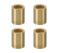 PATIKIL Entretoises en Laiton M12, 4pcs Entretoise Métallique Cuivre à Vis Ronde, Rondelle Plate pour Vis Tige Filetée Écrous Boulons Gonds de Porte, 12mm ID x 18mm OD x 25mm Hauteur