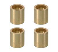 PATIKIL Entretoises en Laiton M12, 4pcs Entretoise Métallique Cuivre à Vis Ronde, Rondelle Plate pour Vis Tige Filetée Écrous Boulons Gonds de Porte, 12mm ID x 16mm OD x 20mm Hauteur
