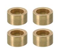 PATIKIL Entretoises en Laiton M12, 4pcs Entretoise Métallique Cuivre à Vis Ronde, Rondelle Plate pour Vis Tige Filetée Écrous Boulons Gonds de Porte, 12mm ID x 18mm OD x 10mm Hauteur