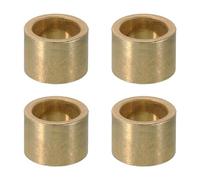 PATIKIL Entretoises en Laiton M12, 4pcs Entretoise Métallique Cuivre à Vis Ronde, Rondelle Plate pour Vis Tige Filetée Écrous Boulons Gonds de Porte, 12mm ID x 16mm OD x 12mm Hauteur