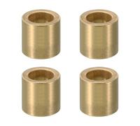 PATIKIL Entretoises en Laiton M12, 4pcs Entretoise Métallique Cuivre à Vis Ronde, Rondelle Plate pour Vis Tige Filetée Écrous Boulons Gonds de Porte, 12mm ID x 18mm OD x 20mm Hauteur