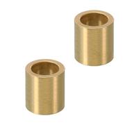 PATIKIL Entretoises en Laiton M14, 2pcs Entretoise Métallique Cuivre à Vis Ronde, Rondelle Plate pour Vis Tige Filetée Écrous Boulons Gonds de Porte, 14mm ID x 20mm OD x 22mm Hauteur