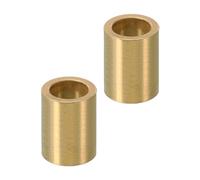PATIKIL Entretoises en Laiton M14, 2pcs Entretoise Métallique Cuivre à Vis Ronde, Rondelle Plate pour Vis Tige Filetée Écrous Boulons Gonds de Porte, 14mm ID x 20mm OD x 28mm Hauteur