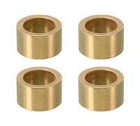 PATIKIL Entretoises en Laiton M14, 4pcs Entretoise Métallique Cuivre à Vis Ronde, Rondelle Plate pour Vis Tige Filetée Écrous Boulons Gonds de Porte, 14mm ID x 20mm OD x 12mm Hauteur