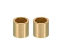 PATIKIL Entretoises en Laiton M16, 2pcs Entretoise Métallique Cuivre à Vis Ronde, Rondelle Plate pour Vis Tige Filetée Écrous Boulons Gonds de Porte, 16mm ID x 22mm OD x 22mm Hauteur