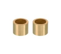 PATIKIL Entretoises en Laiton M16, 2pcs Entretoise Métallique Cuivre à Vis Ronde, Rondelle Plate pour Vis Tige Filetée Écrous Boulons Gonds de Porte, 16mm ID x 22mm OD x 18mm Hauteur