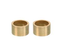 PATIKIL Entretoises en Laiton M16, 2pcs Entretoise Métallique Cuivre à Vis Ronde, Rondelle Plate pour Vis Tige Filetée Écrous Boulons Gonds de Porte, 16mm ID x 20mm OD x 12mm Hauteur