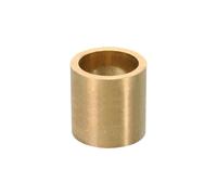 PATIKIL Entretoises en Laiton M25, Entretoise Métallique Cuivre à Vis Ronde, Rondelle Plate pour Vis Tige Filetée Écrous Boulons Gonds de Porte, 25mm ID x 32mm OD x 32mm Hauteur